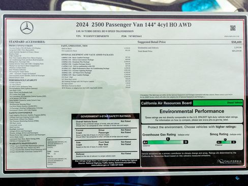 New 2024 Mercedes-Benz Sprinter 2500 image 23