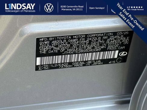 Used 2025 Lexus IS 350 F Sport image 26