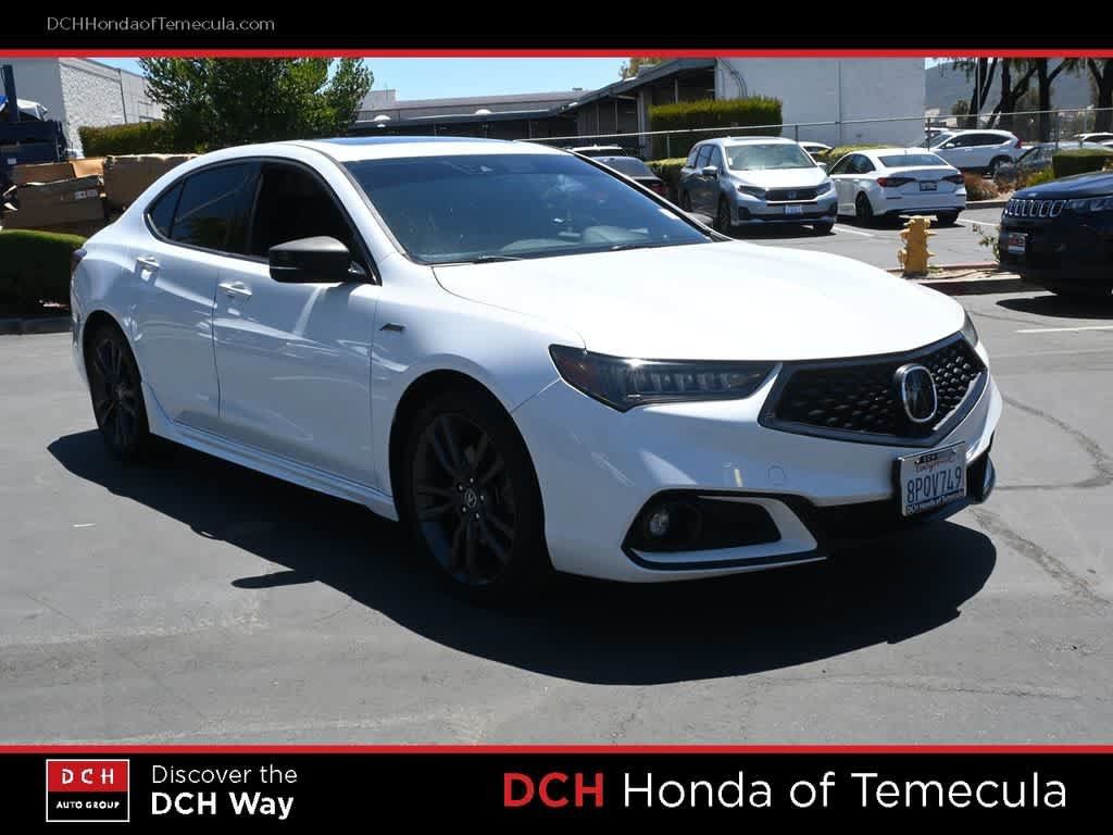 Used 2020 Acura TLX w/ Technology & A-SPEC Package FWD image 3