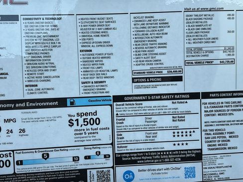 New 2026 GMC Terrain AT4 w/ LPO, Black Badging Package AWD/4WD image 37