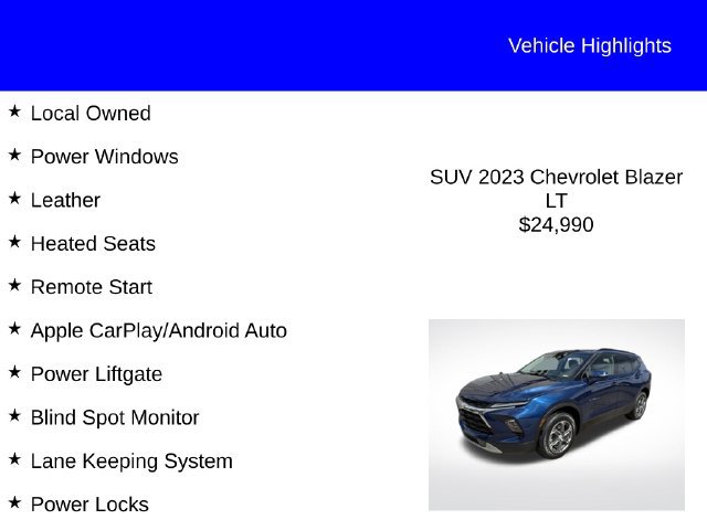 Used 2023 Chevrolet Blazer LT FWD image 2