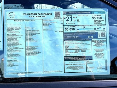 New 2025 Nissan Pathfinder Rock Creek image 13