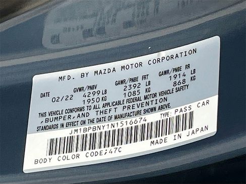 Used 2022 MAZDA MAZDA3 s image 33