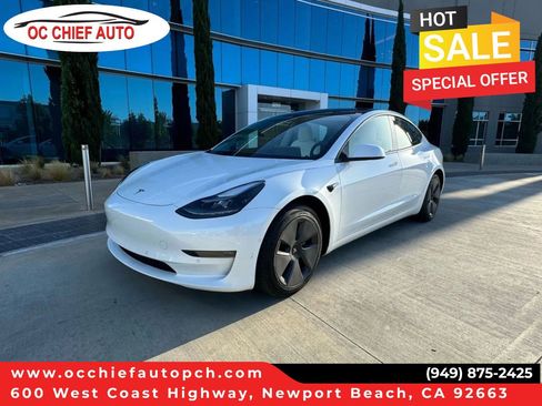 Used 2022 Tesla Model 3 Long Range AWD/4WD image 1