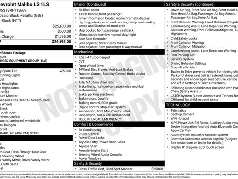 Used 2024 Chevrolet Malibu LS FWD image 38