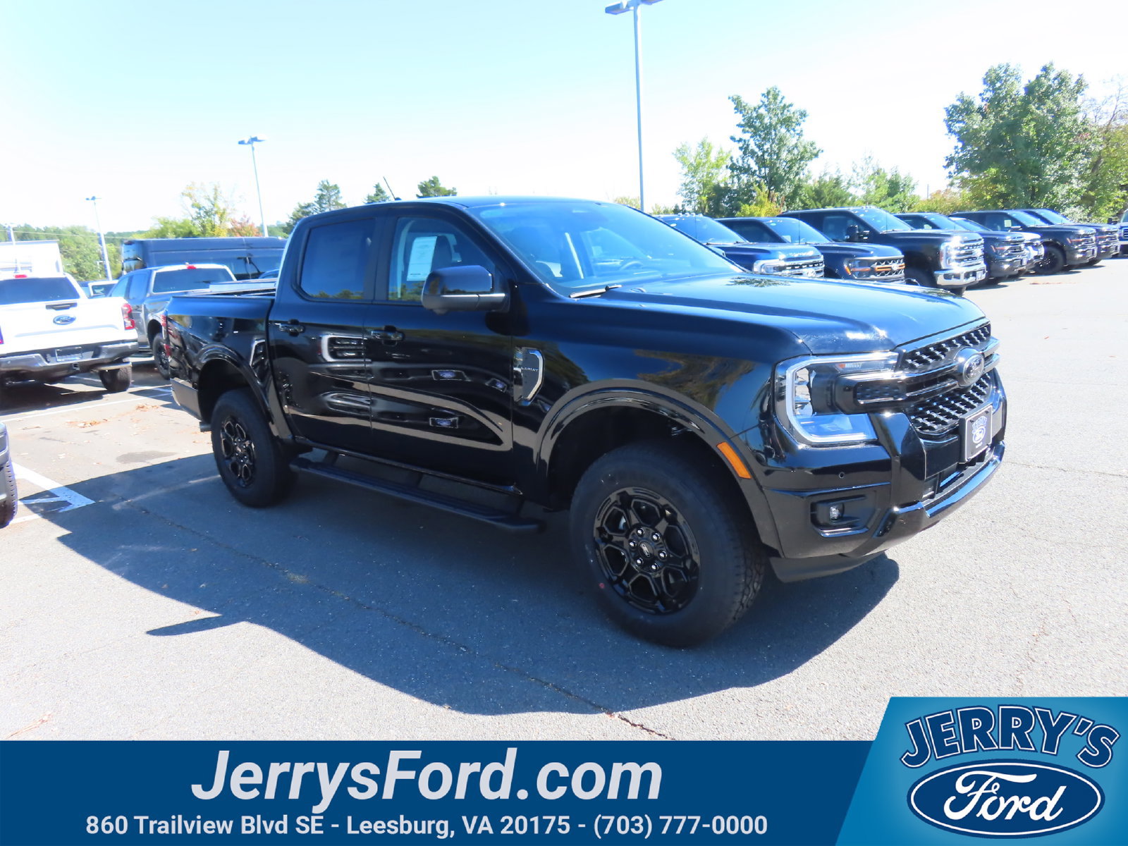 New 2026 Ford Ranger Lariat w/ Black Appearance Package AWD/4WD image 1