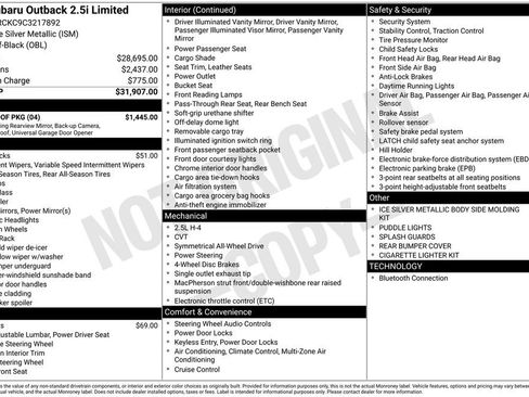 Used 2012 Subaru Outback 2.5i Limited w/ Moonroof Pkg image 5