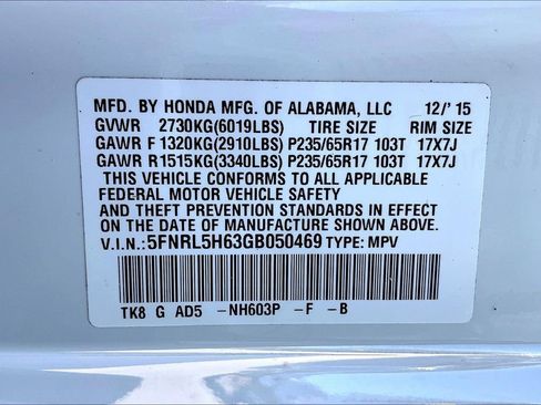 Used 2016 Honda Odyssey EX-L image 41