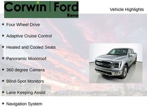 Certified 2024 Ford F150 Lariat w/ Equipment Group 502A High image 6