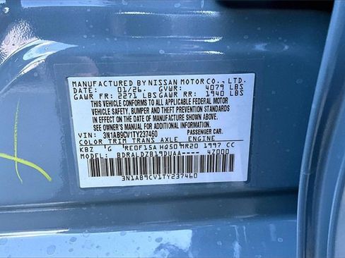 New 2026 Nissan Sentra SV image 13