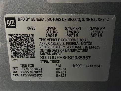 Used 2025 GMC Sierra 1500 AT4X image 68