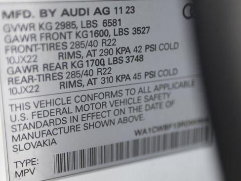 Used 2024 Audi SQ8 Prestige image 50