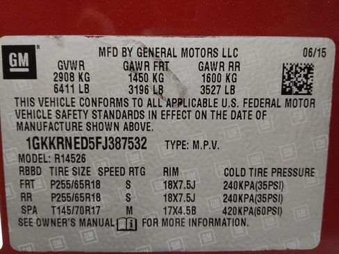 Used 2015 GMC Acadia SLE image 33