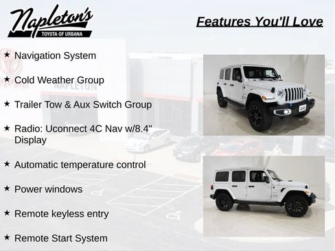 Used 2023 Jeep Wrangler Unlimited Sahara w/ Cold Weather Group AWD/4WD image 7