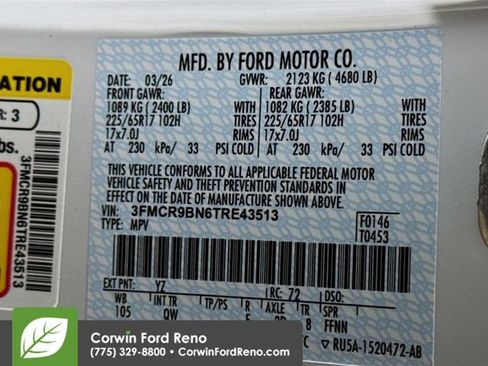 New 2026 Ford Bronco Sport Big Bend AWD/4WD image 33