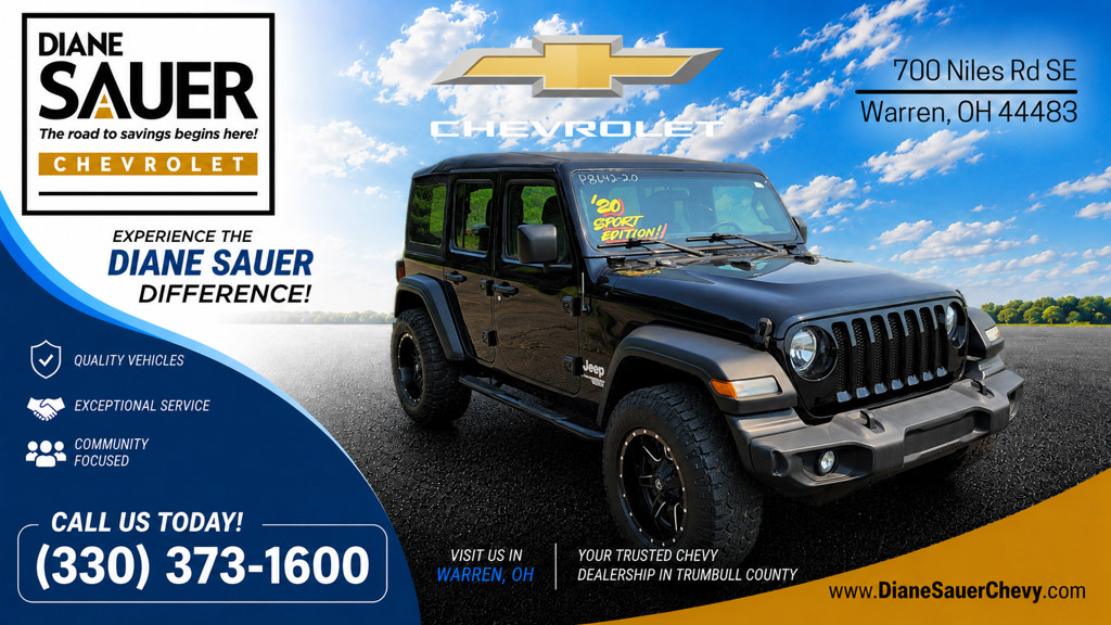 Used 2020 Jeep Wrangler Unlimited Sport AWD/4WD image 1