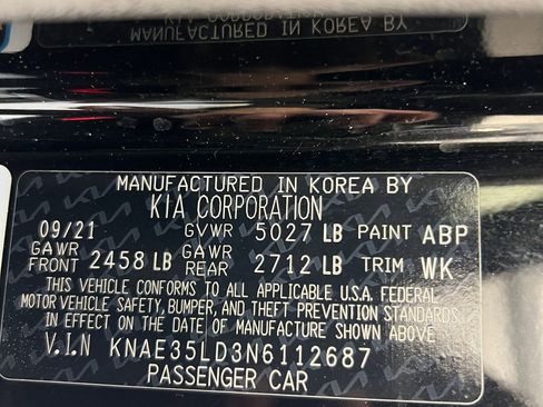 Used 2022 Kia Stinger GT-Line w/ Sun & Sound Package image 21