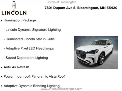 Certified 2025 Lincoln Aviator Reserve w/ Illumination Package AWD/4WD image 10
