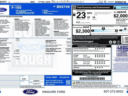 New 2025 Ford F150 Lariat w/ Equipment Group 502A High image 3