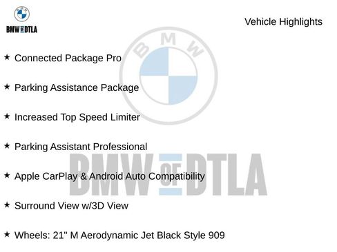 Used 2023 BMW 740i w/ Parking Assistance Package RWD image 1
