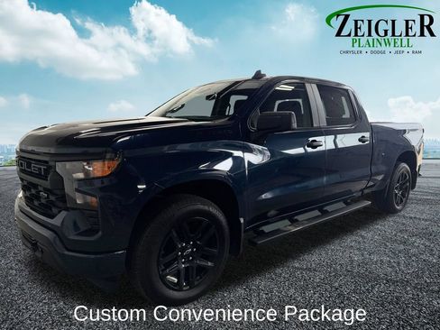 Used 2023 Chevrolet Silverado 1500 Custom w/ LPO, Dark Essentials Package AWD/4WD image 2