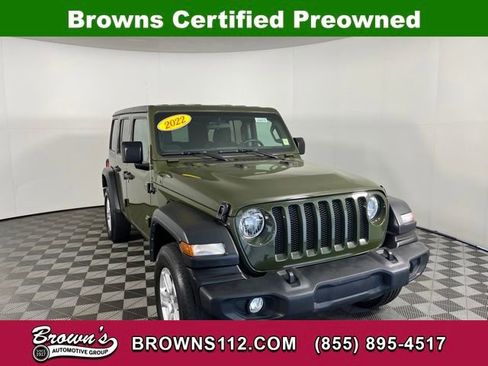 Used 2022 Jeep Wrangler Unlimited Sport AWD/4WD image 1