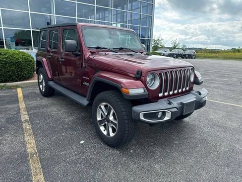 Used 2021 Jeep Wrangler Unlimited Sahara AWD/4WD image 1