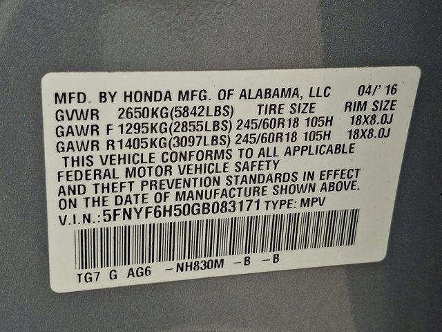 Used 2016 Honda Pilot EX-L image 27