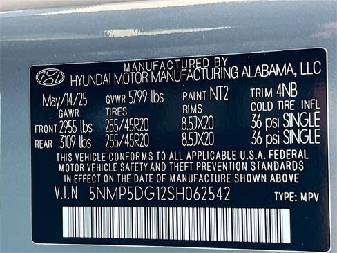 New 2025 Hyundai Santa Fe Calligraphy image 35