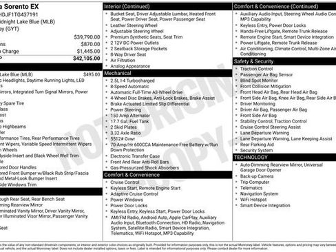 New 2026 Kia Sorento EX image 9