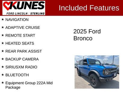 New 2025 Ford Bronco Big Bend w/ Black Diamond Package