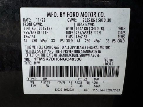 Used 2022 Ford Explorer XLT w/ Equipment Group 202A image 38