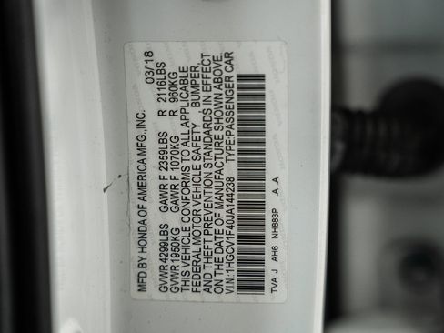 Used 2018 Honda Accord EX image 38