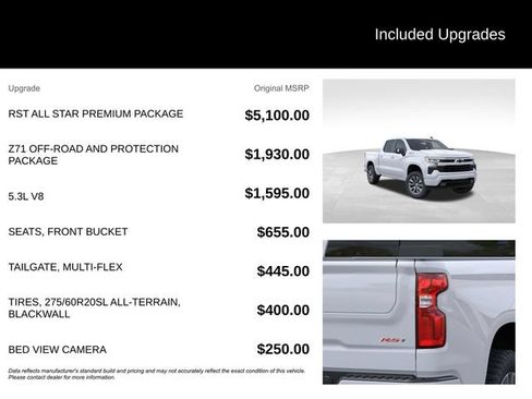 New 2026 Chevrolet Silverado 1500 RST w/ RST All Star Premium Package AWD/4WD image 5