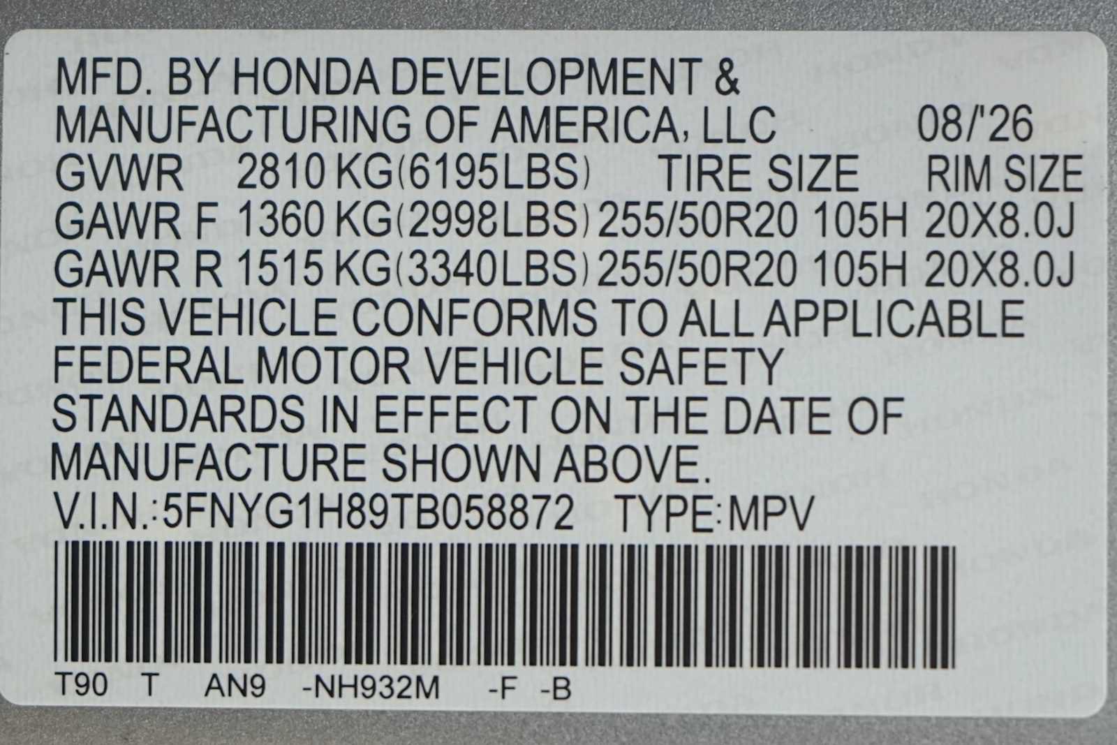 New 2026 Honda Pilot Elite image 21