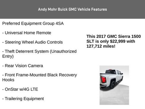 Used 2017 GMC Sierra 1500 SLT w/ SLT Premium Package image 15