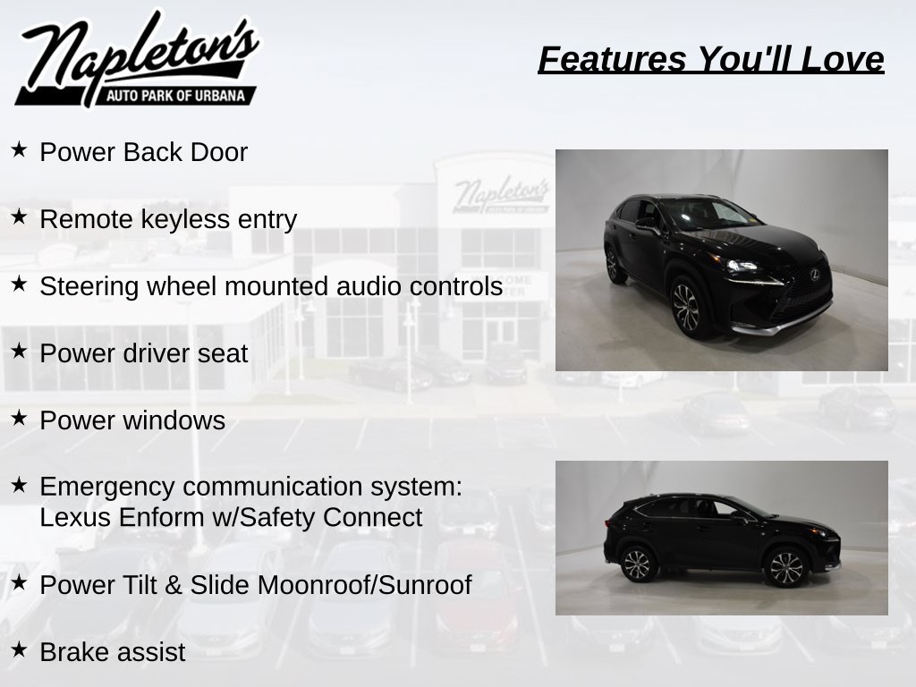 Used 2017 Lexus NX 200t F Sport w/ F Sport Premium Package AWD/4WD image 15
