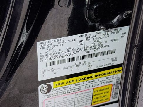 Used 2021 Ford Expedition Limited RWD image 37