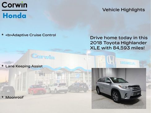 Used 2018 Toyota Highlander XLE image 6