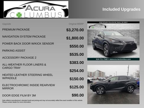 Used 2018 Lexus NX 300 AWD w/ Premium Package image 6