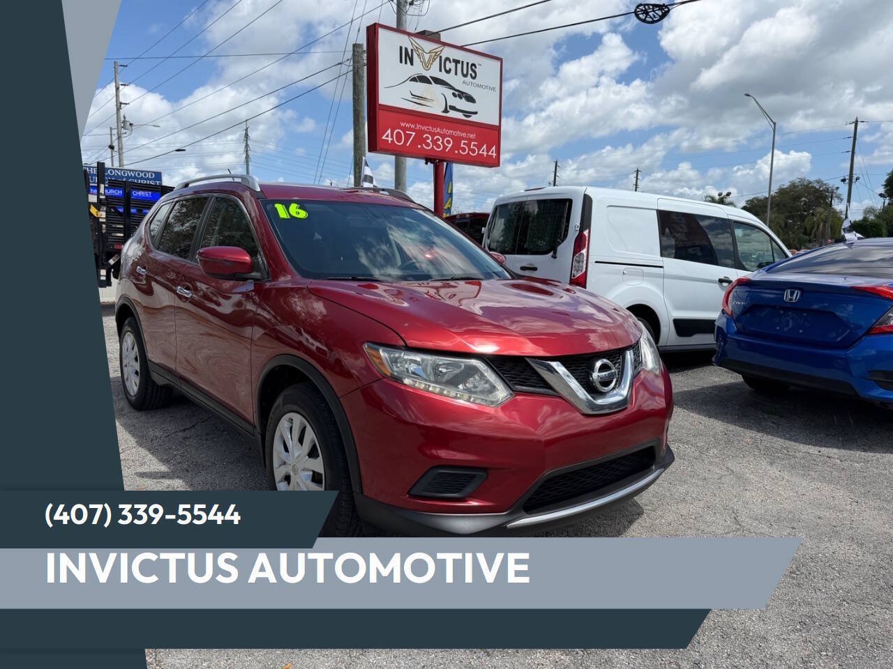 Used 2016 Nissan Rogue S w/ Appearance Package FWD image 1