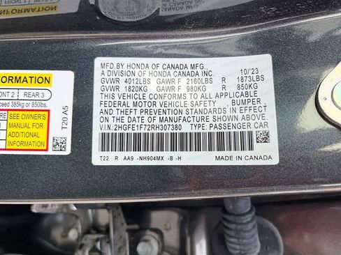 Used 2024 Honda Civic EX image 30