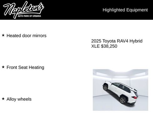 Used 2025 Toyota RAV4 XLE w/ Convenience Package AWD/4WD image 6