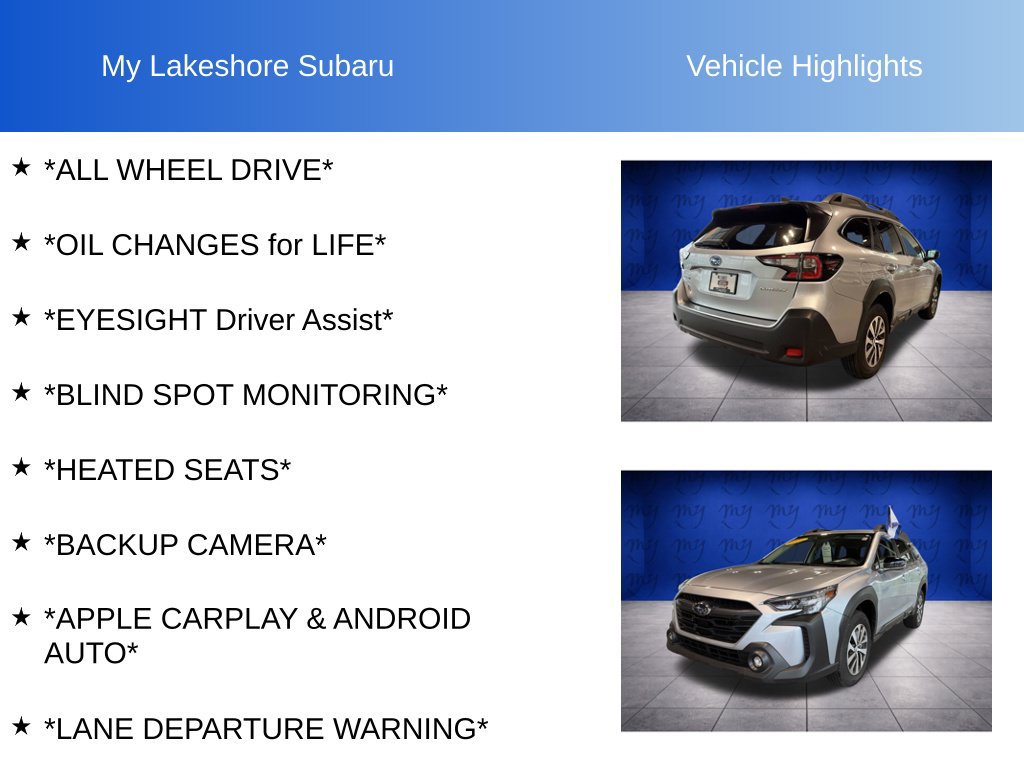 Certified 2025 Subaru Outback Premium AWD/4WD image 6