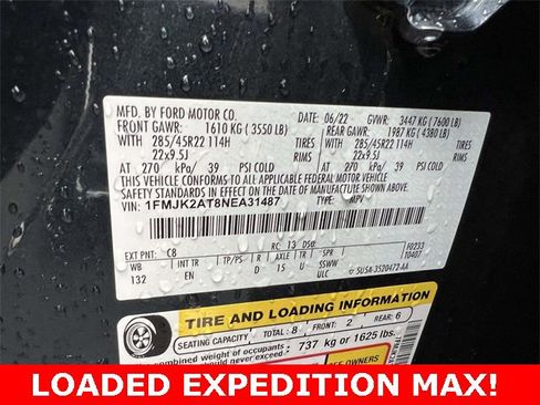 Used 2022 Ford Expedition Max Limited image 21