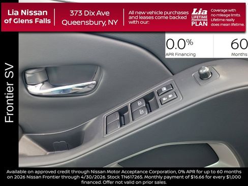 New 2026 Nissan Frontier SV w/ SV Convenience Package AWD/4WD image 15