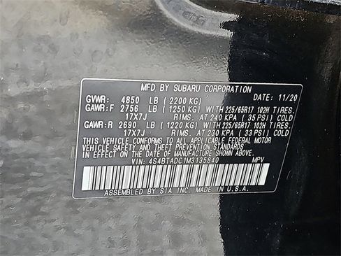 Used 2021 Subaru Outback Premium image 28