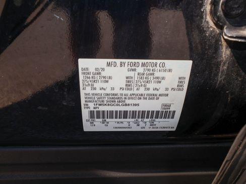 Used 2020 Ford Explorer ST w/ ST Street Pack AWD/4WD image 38