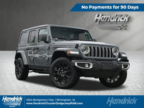 Used 2025 Jeep Wrangler Unlimited Sahara w/ Safety Group AWD/4WD image 1