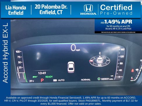 Used 2023 Honda Accord EX-L image 6